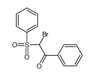 2-(benzenesulfonyl)-2-bromo-1-phenylethanone Structure