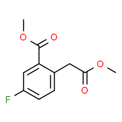 5-氟-2-(2-甲氧基-2-氧代乙基)苯甲酸甲酯图片