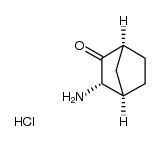 2-exo-aminonorbornan-3-one hydrochloride结构式