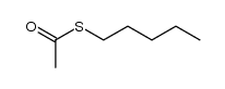 Thioacetic acid S-pentyl ester结构式