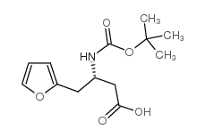 N-叔丁氧羰基-(S)-3-氨基-4-(2-呋喃基)丁酸图片