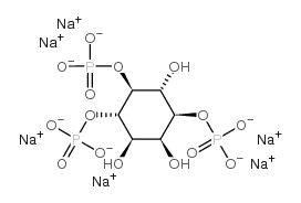 d-myo-inositol 1,4,5-trisphosphate hexasodium salt结构式