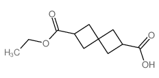 Spiro[3.3]heptane-2,6-dicarboxylicacid, 2-ethyl ester Structure