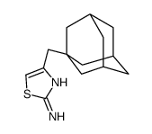 4-金刚烷-1-甲基噻唑-2-胺结构式