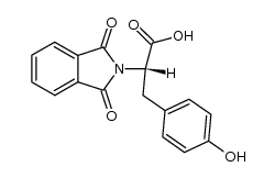 N-phthaloyl-L-tyrosine Structure