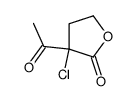 3-acetyl-3-chlorodihydrofuran-2(3H)-one Structure