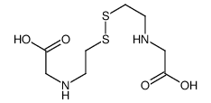 2-[2-[2-(carboxymethylamino)ethyldisulfanyl]ethylamino]acetic acid Structure