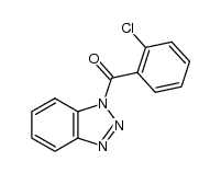 (1H-1,2,3-benzotriazol-1-yl)(2-chlorophenyl)methanone结构式