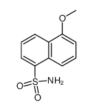 5-甲氧基萘-1-磺酰胺结构式