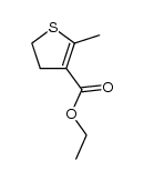 ethyl 2-methyl-4,5-dihydrothiophene-3-carboxylate结构式