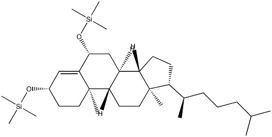 3β,6β-Bis(trimethylsiloxy)cholest-4-ene结构式