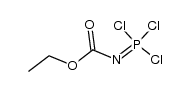 trichlorophosphoranylidene-carbamic acid ethyl ester Structure