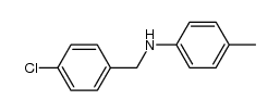 N-(4-chlorobenzyl)-4-methylaniline结构式