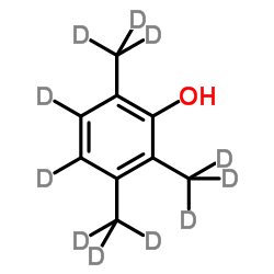 2,3,6-三甲基苯酚-D11结构式