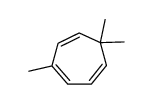 1,3,5-Cycloheptatriene, 3,7,7-trimethyl-结构式
