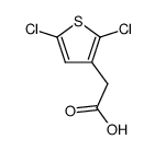 2,5-dichlorothienylacetic acid结构式