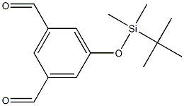 5-(tert-butyldimethylsilyloxy) isophthalaldehyde Structure