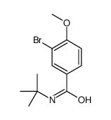 3-BROMO-N-(TERT-BUTYL)-4-METHOXYBENZAMIDE Structure