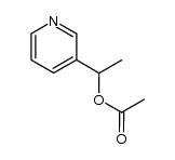 1-(3-Pyridyl)ethyl acetate结构式