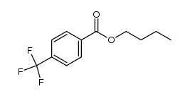 4-(trifluoromethyl)benzoic acid butyl ester Structure
