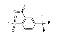 methyl-(2-nitro-4-trifluoromethyl-phenyl)-sulfone Structure