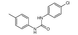 1-(4-chlorophenyl)-3-(4-methylphenyl)urea结构式
