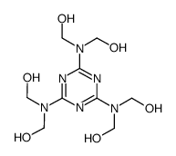 六羟甲基三聚氰胺树脂结构式