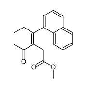 methyl 2-(2-naphthalen-1-yl-6-oxocyclohexen-1-yl)acetate结构式
