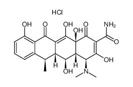 Doxycycline hydrochloride structure