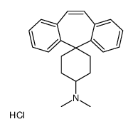 N,N-dimethylspiro[cyclohexane-4,11'-dibenzo[1,2-a:1',2'-e][7]annulene]-1-amine,hydrochloride结构式