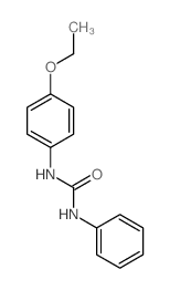 1-(4-ethoxyphenyl)-3-phenyl-urea结构式
