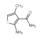 2-Amino-4-methyl-3-thiophenecarboxamide Structure