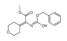 2-(苄氧基羰基氨基)-2-(四氢吡喃-4-基)乙酸甲酯结构式