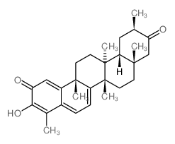 24,25,26,30-Tetranoroleana-1(10),3,5,7-tetraene-2,21-dione,3-hydroxy-9,13-dimethyl-, (9b,13a,14b,20b)- Structure