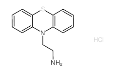 10H-Pheno噻嗪-10-乙胺结构式