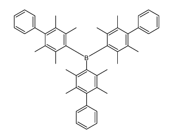 tris(2,3,5,6-tetramethyl-4-phenylphenyl)borane结构式
