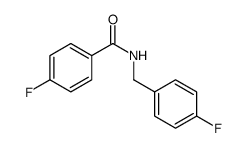 4-Fluoro-N-(4-fluorobenzyl)benzamide structure