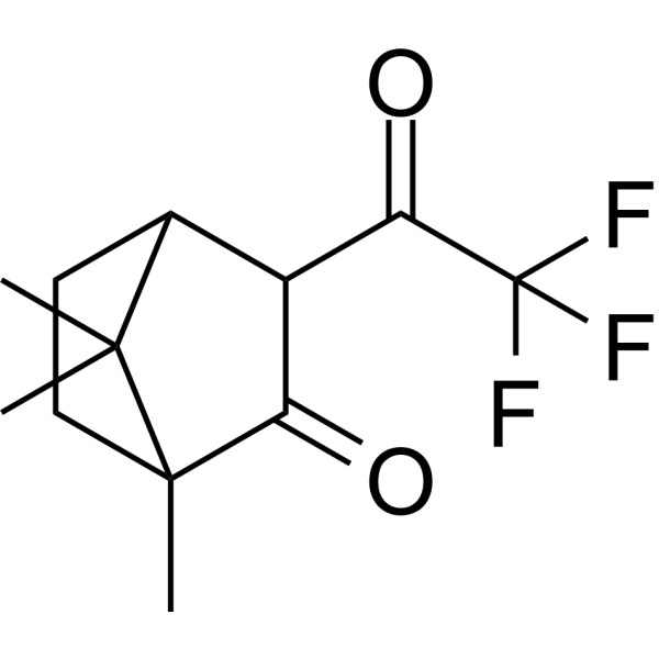 3-(三氟乙酰基)-D-樟脑结构式