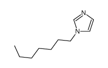 1-heptylimidazole结构式