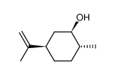 (1S)-2α-Methyl-5α-isopropenylcyclohexane-1α-ol Structure
