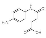 3-[(4-aminophenyl)carbamoyl]propanoic acid Structure