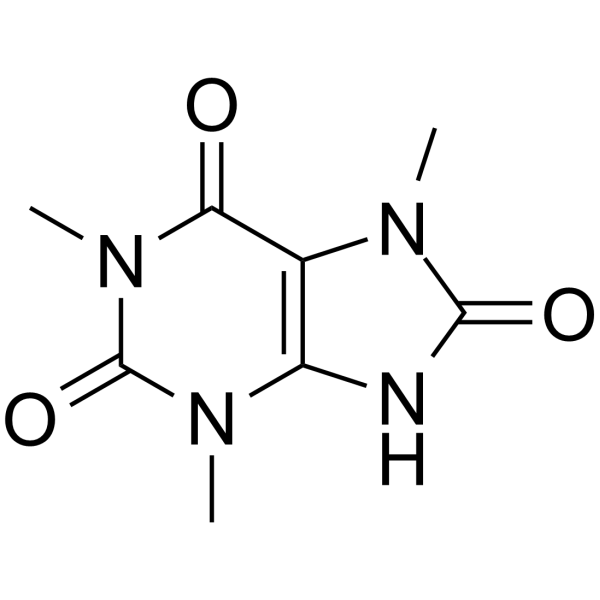 1,3,7-Trimethyluric acid structure