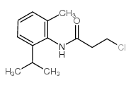 3-chloro-N-(2-methyl-6-propan-2-ylphenyl)propanamide结构式