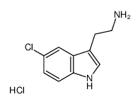 5-chloro-1H-indole-3-ethylamine hydrochloride Structure