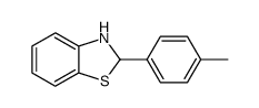 2-p-tolyl-2,3-dihydro-benzothiazole Structure