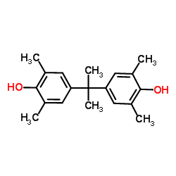 4,4'-Propane-2,2-diylbis(2,6-dimethylphenol) structure