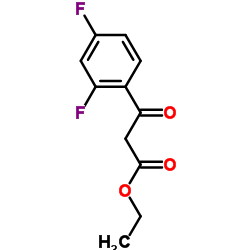 3-(2,4-二氟苯基)-3-氧代丙酸乙酯结构式