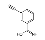 3-乙炔基苯甲酰胺结构式
