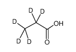 丙酸-d5结构式