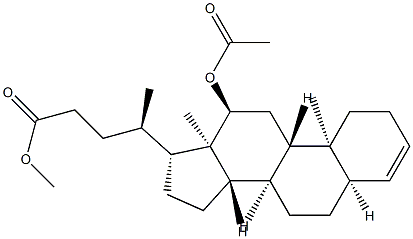 12α-Acetyloxy-5β-chol-3-en-24-oic acid methyl ester picture